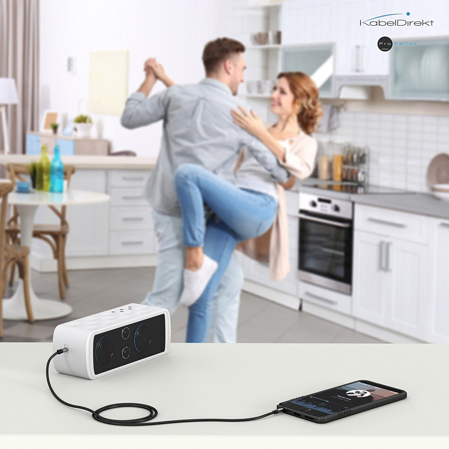 Kabeldirekt &ndash; Jack Cable, 3.5Mm Aux/Audio Cable &ndash; 10M &ndash; Available in 0.3M to 10M &ndash; Suitable for Headphones &ndash; Mobile Phone &ndash; PC & Laptop Audio &ndash; Car &ndash; Hifi &ndash; Stereo, Black