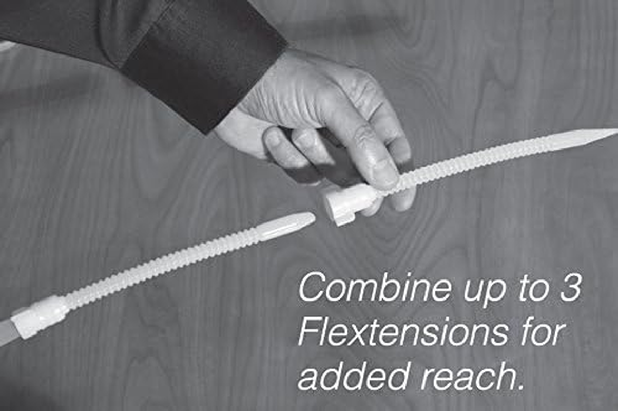 Ready America Flextension Caulking Tube Tip, Reusable and Removable Caulk Gun Nozzles for Hard to Reach Areas, Bends up to 180 Degrees, Caulking Tips, 6-Pack image number 3