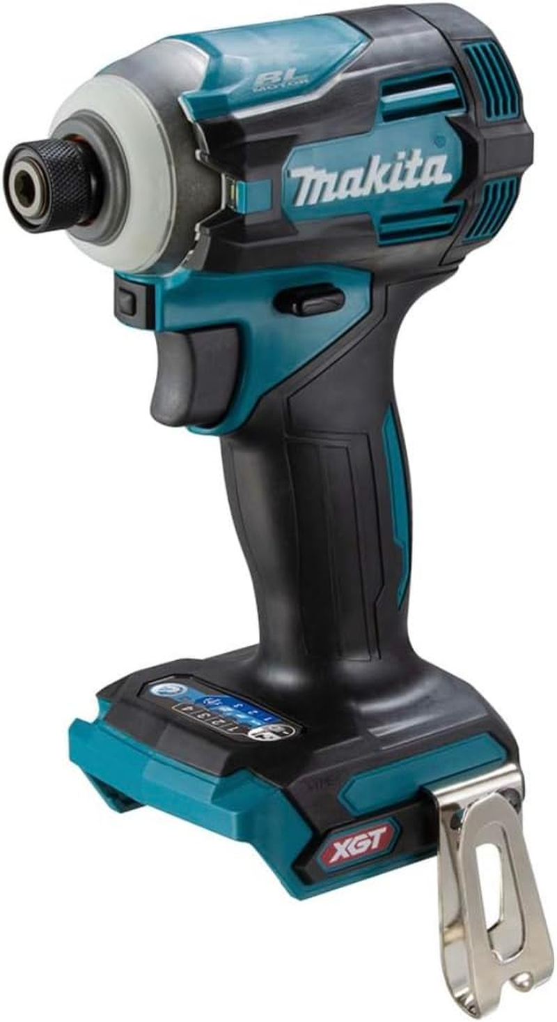 Makita 40V Max XGT Brushless 1/4" Hex Impact Driver TD001GZ (Tool Skin Only, No Battery/Charger), in Plain Packaging (No Retail Boxes).