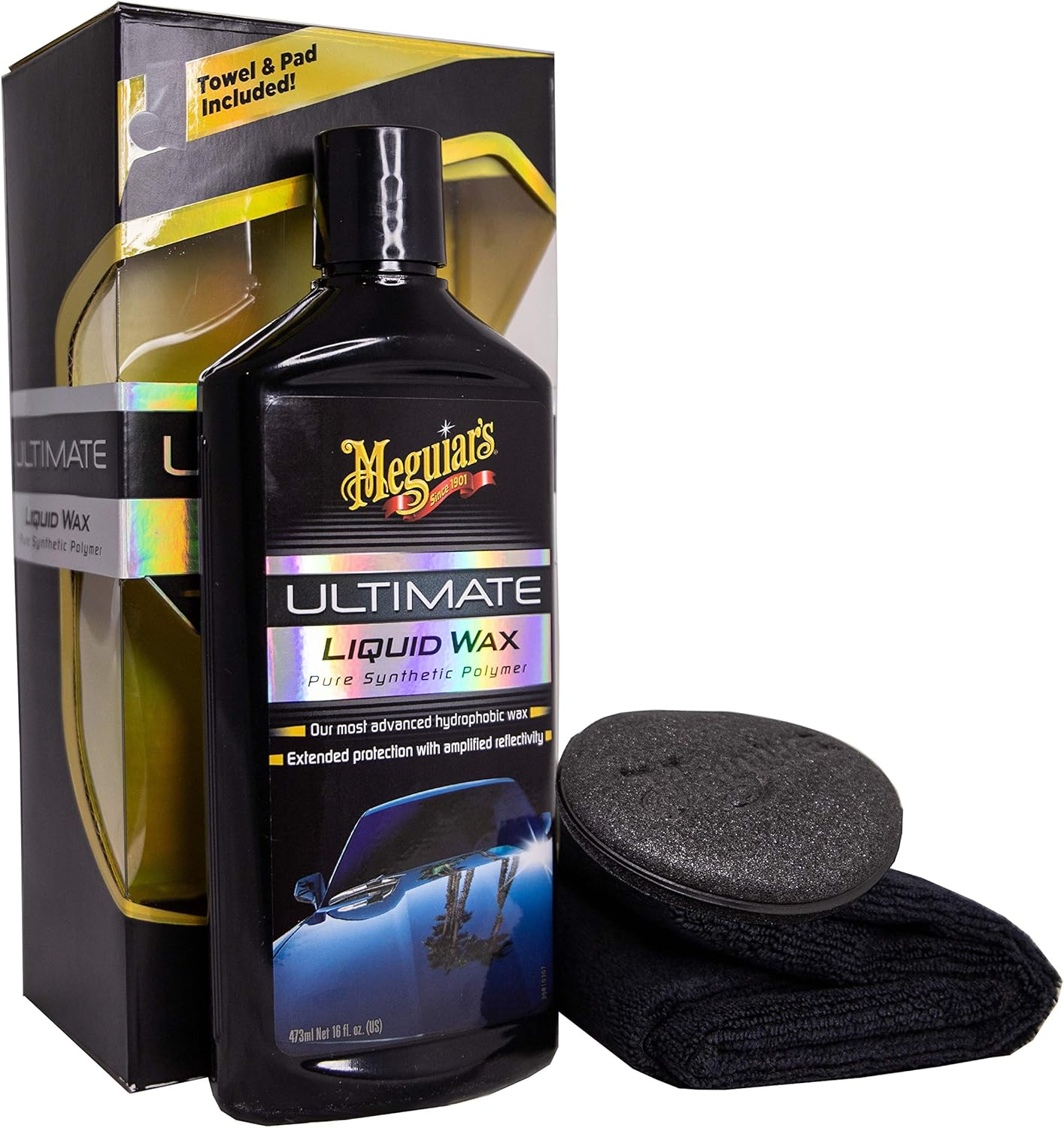 Meguiar'S G18216 Ultimate Liquid Wax - 16 Oz. image number 4