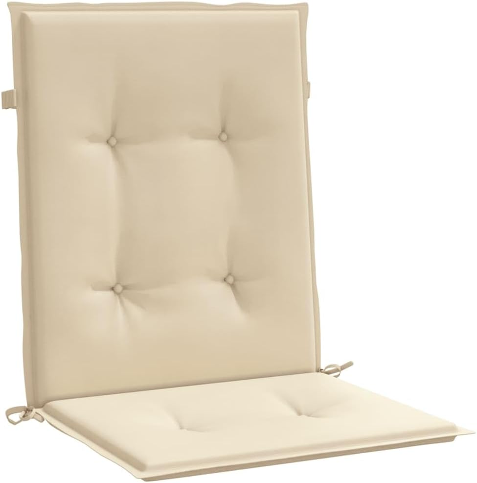 Vidaxl Outdoor/Indoor Low-Back Chair Cushions Set - Anthracite Oxford Fabric, Water-, Non-Slip for Garden/Patio/Office Furniture image number 4