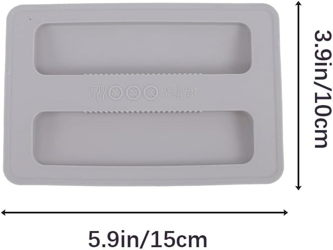 Toaster Lid Cover Silicone Covers, Toaster with Lid for Kitchen Coffee Toaster Accessories Washable Appliance Top Cover Sandwich Machine Part Accessories, General Size, Gray image number 5