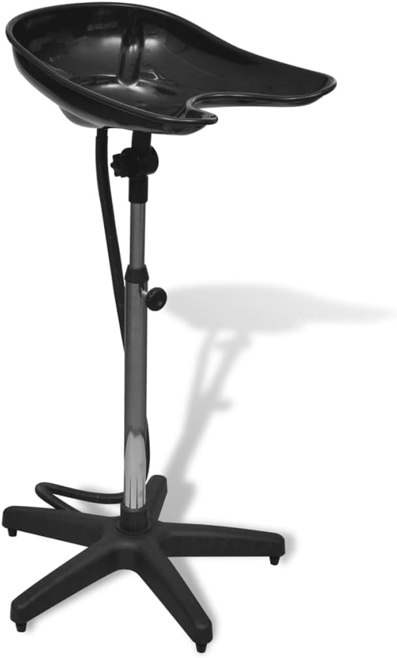 Salon Wash Basin Black Portable Shampoo Station Hair Salon Equipment image number 3