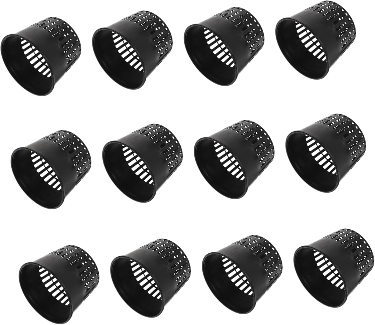 Kisangel 30Pcs Hydroponic Plant Baskets Root Control Net Pots Soilless Gardening Plastic Mesh Containers for Outdoor Seedling Cultivation and Vegetable Planting image number 3