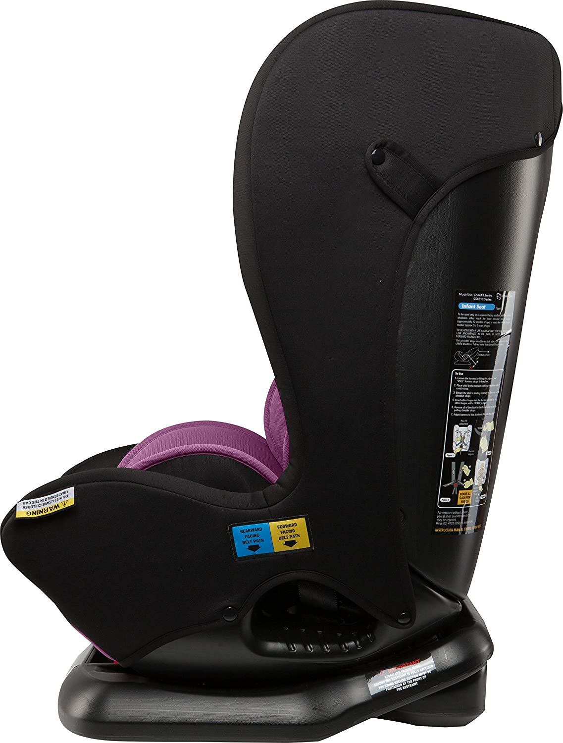 Infasecure Kompressor 4 Astra Isofix Convertible Car Seat for 0 to 4 Years, Purple (CS8513) image number 3