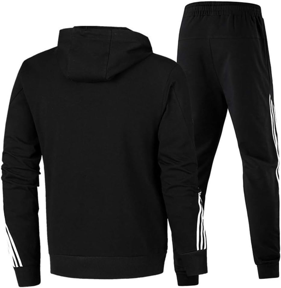 Sportswear Men'S Running Wear Track Suit Hooded Bodybuilding Fitness Defense Clothing Suit Fitness Football Underwear image number 2