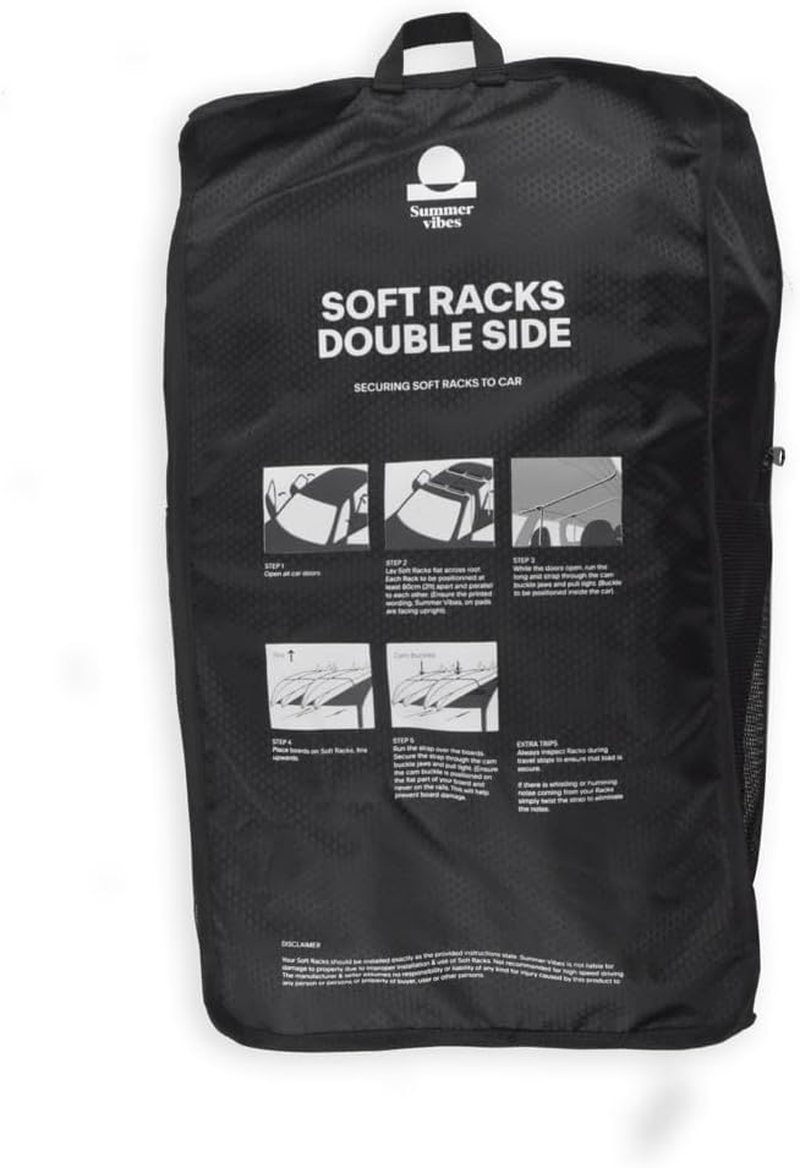 Summer Vibes Soft Roof Surf Racks - Double Side image number 6