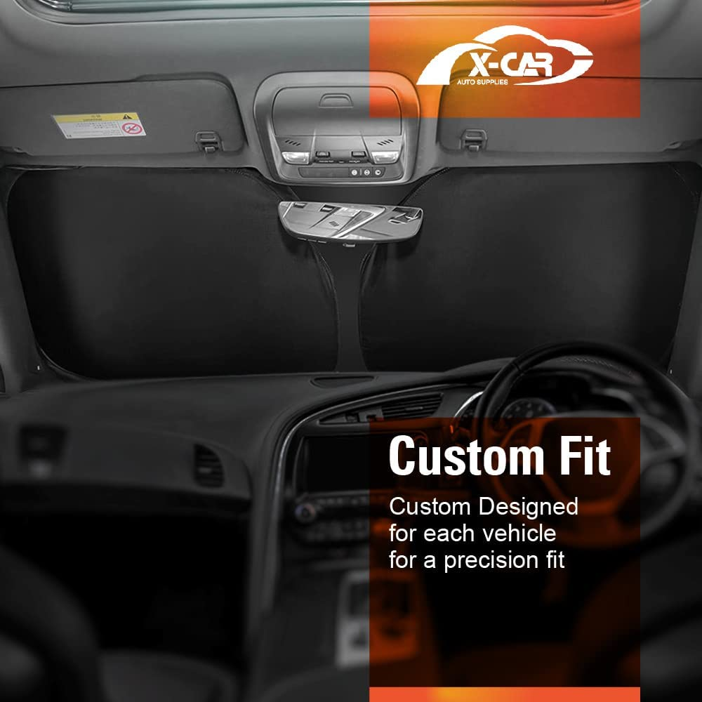 X-CAR Windshield Sun Shade Compatible with Toyota Hilux 2015-2025 Visor Protector Car Sun Shade image number 4