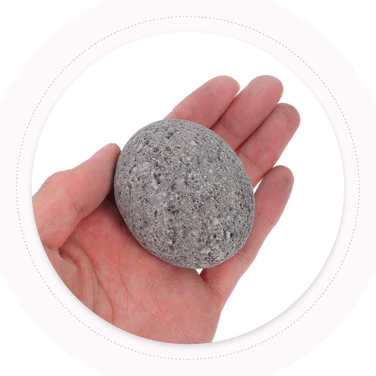 Alasum Natural Volcanic Lava Rocks 5-8Cm 1Kg Bag Reusable Fire Pit Stones Fireplace Landscaping Patio Grill Accessories for Outdoor and Indoor Fireplaces image number 3