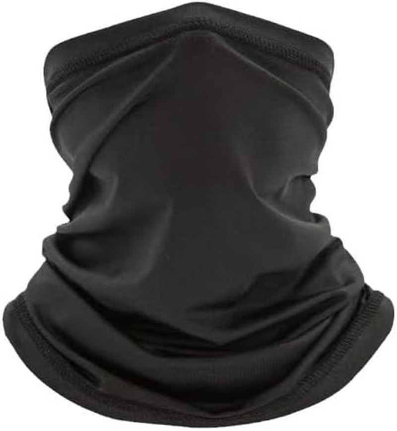 2 Pack Multifunctional Sunscreen Mask, Soft Fleece Neck Gaiter Face Cover Scarf, Stretchy Face Mask for Skiing Fishing Hiking Cycling, Keep Your Warm image number 1