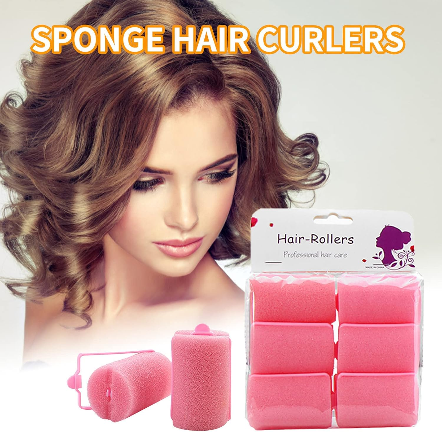 Heatless Curlers | Hair Brushes for Women - Heatless Curlers Hair Curler Foam Sponge Hair Rollers Sponge Border Artifact Not Hurt Hairdressing