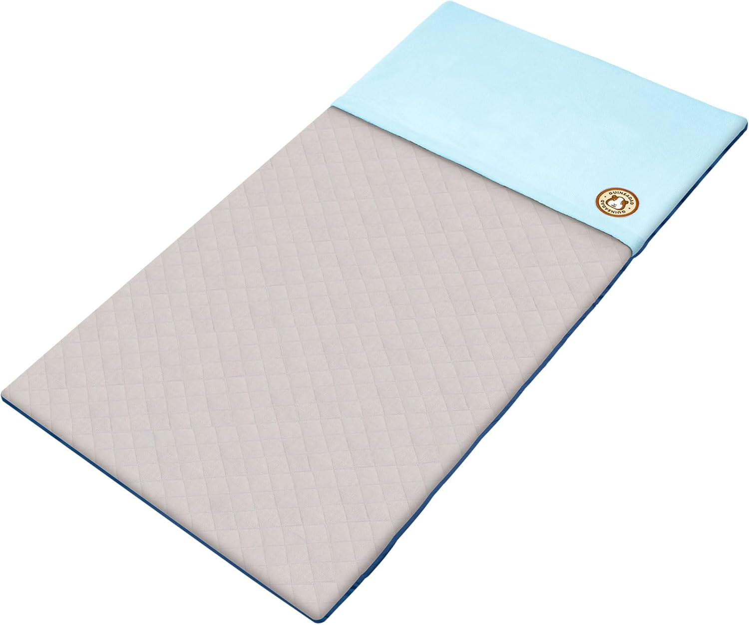 Guineadad Original Liner - Grey Fleece Guinea Pig Bedding - Reusable Guinea Pig Cage Liner - Extra Absorbent with Waterproof Bottom - Small Pet Supplies - 2X4 C&C