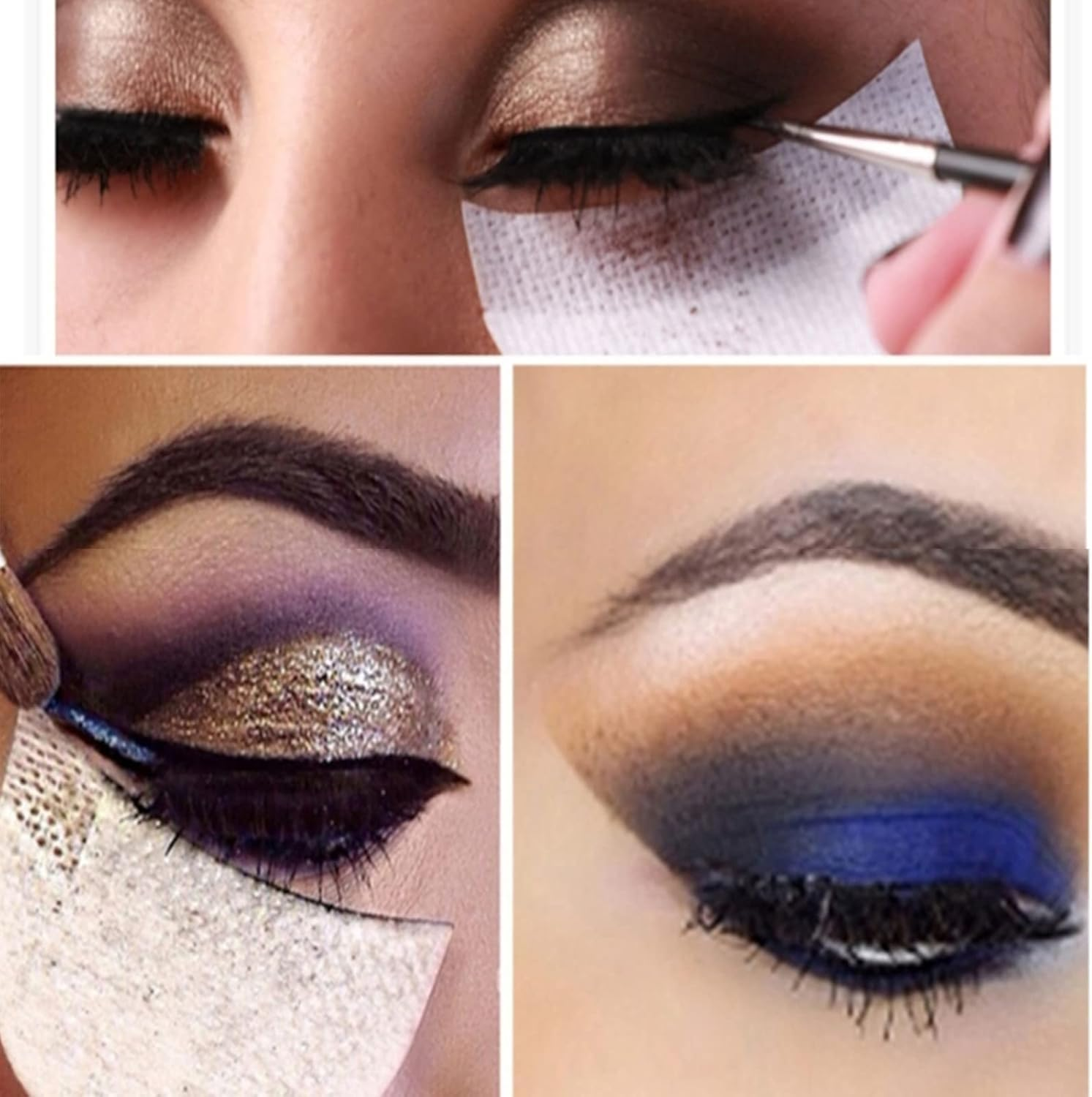 Pack of 99 Eyeshadow Protector Pads, Patches, Eye Shadow Stencils for Make-Up Use