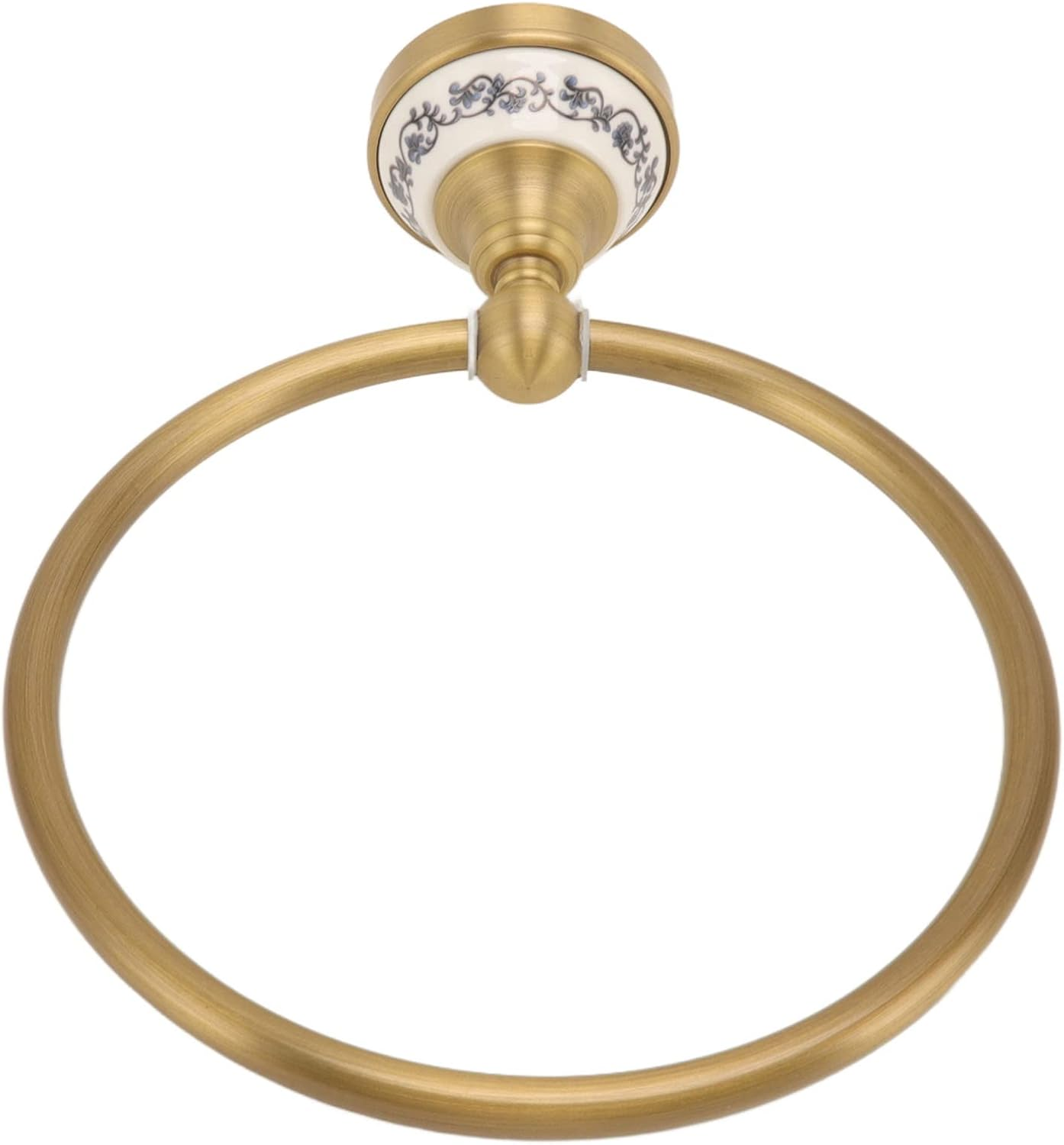 Towel Holder Towel Rack Accessories Decal Bathroom Wall Mount Blue White Bporcelain Antique Pstand for Wall Hanging Holder Pwall Mounted Hanger Mounted image number 4