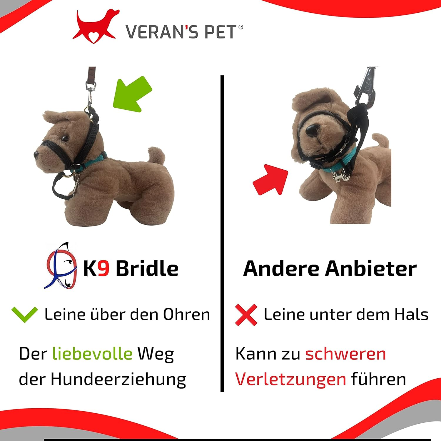 Premium Dog Harness &ndash; Training Collar Lovely Anti-Pull Harness Guaranteed Reduces Aggression Anti-Bark Collar Head Holster for Small to Large Dogs Black image number 3