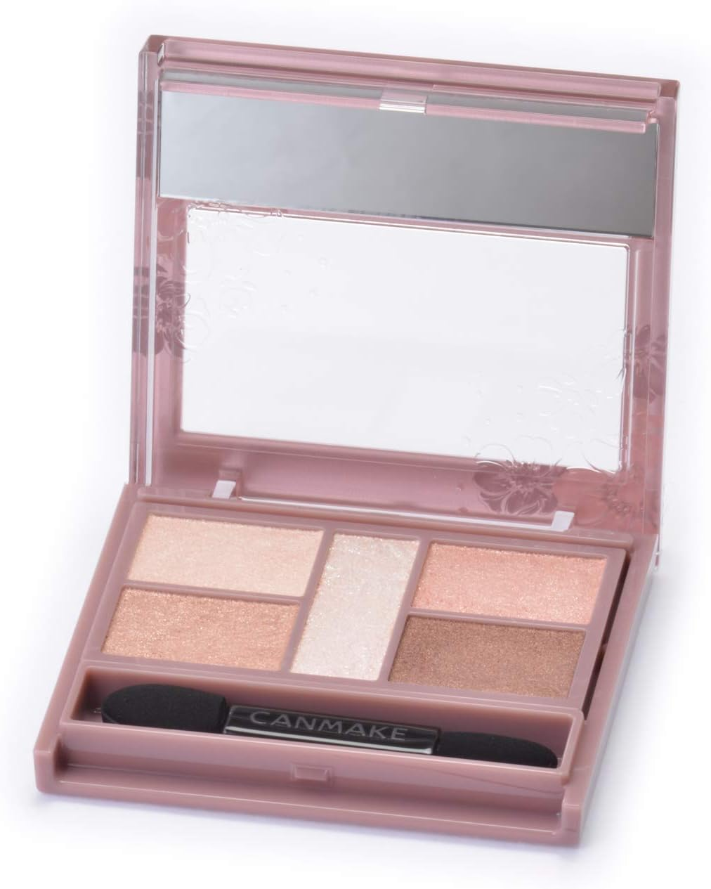 Canmake Perfect Stylist 5 Shades Eyes Shadow 3 G, 24 Mellow Peach Tea image number 4