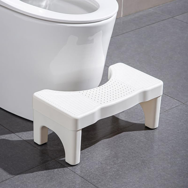 Flying Stool Toilet Foot Rest Adjustable Height Bathroom Stool for Home Use Anti-Skid Pp Material Comfortable Support for Adults and Children image number 5