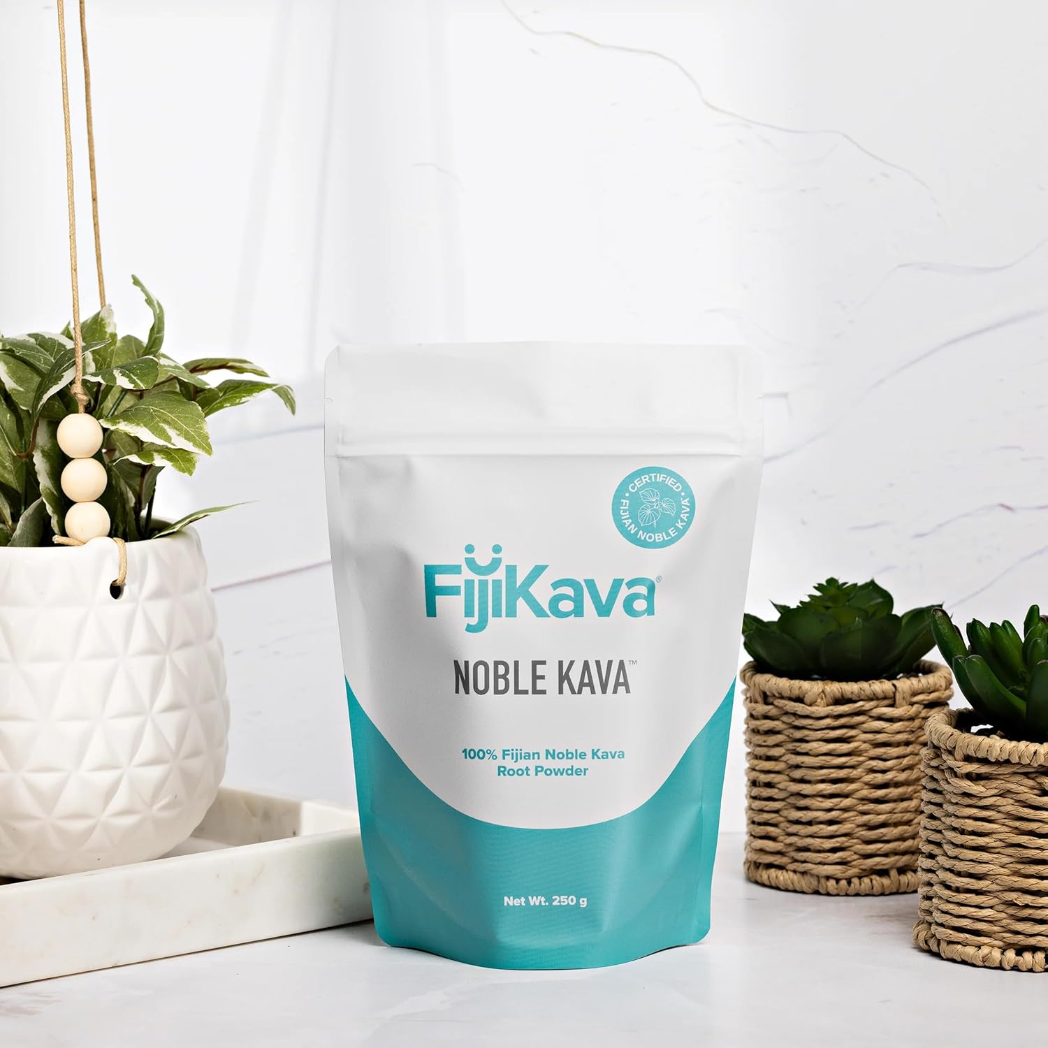 Fijikava Instant Kava Extract Powder from 100% Certified Noble Instant Kava Powder from Fiji - Promotes Restful Sleep, Supports Relaxation; Calms & Soothes the Nerves, (250G) image number 4