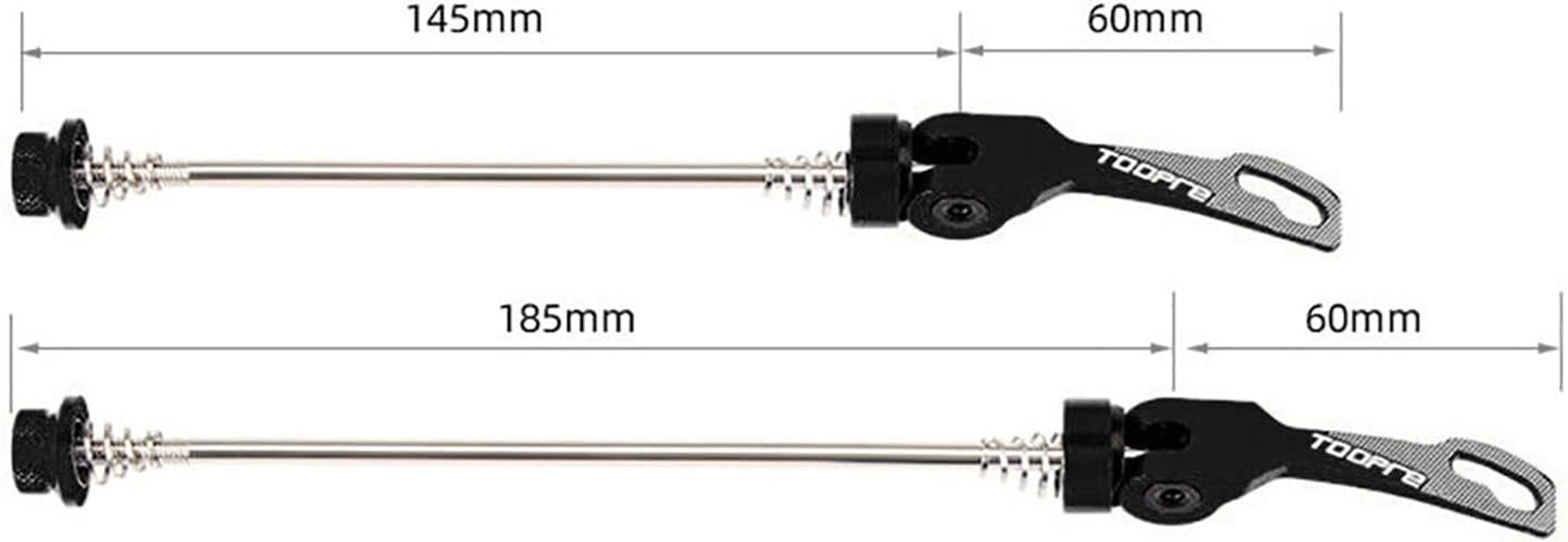 Aluminium Alloy Mountain Road Bike Bicycle Wheel Hub Quick Release Skewers image number 2