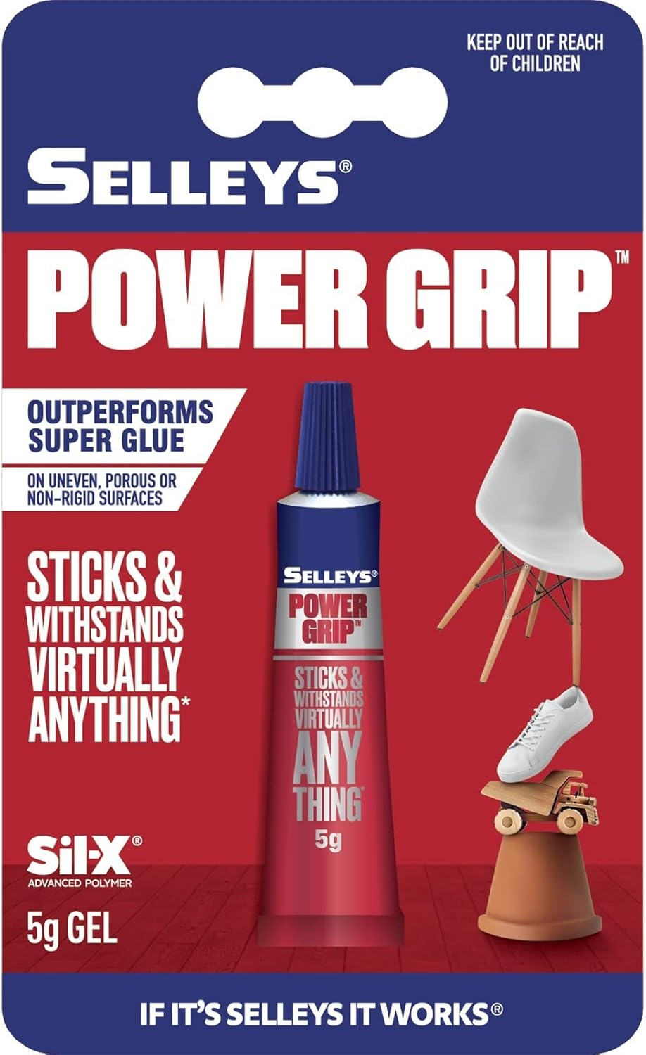 Selleys Power Grip Super Glue 5 G