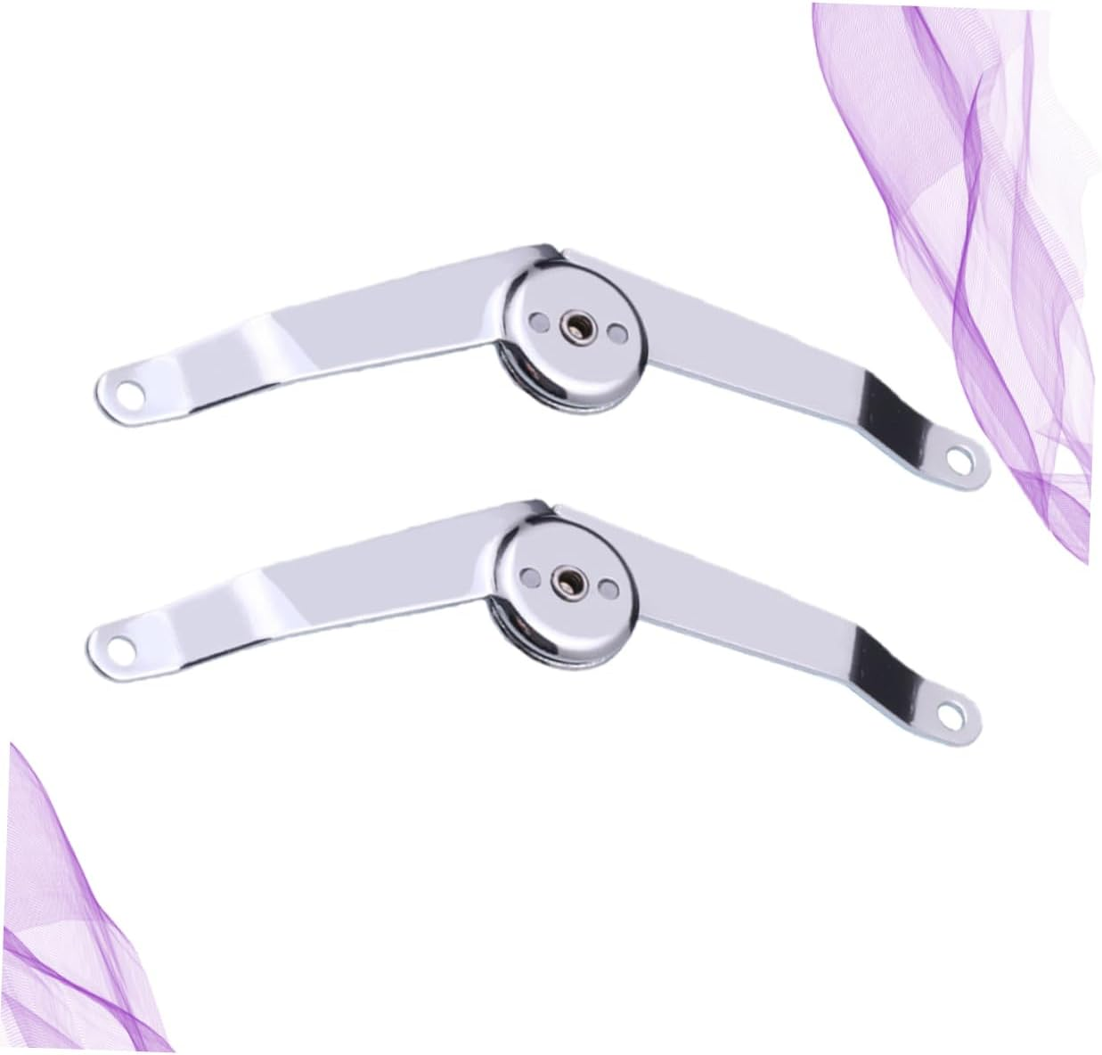 WOONEKY Metal Luggage Hinge Boxes Support Hinge 2Pcs Locating Rod Durable and Smooth image number 6