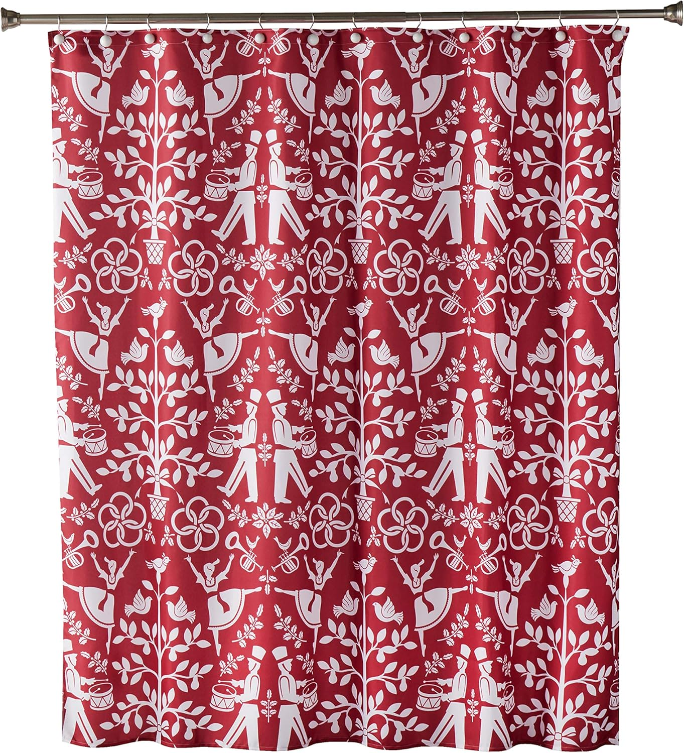 SKL Home by Saturday Knight Christmas Carol Hand Towel Lotion/Soap Dispenser White image number 3