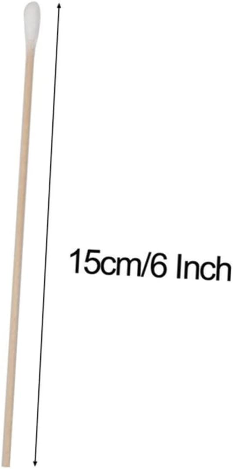 4Packs Pet Cleaning Swabs Single Head Cotton Swabs Wood Stick Cotton Buds for Pets Creative Cleaning Tool for Dog Grooming image number 3