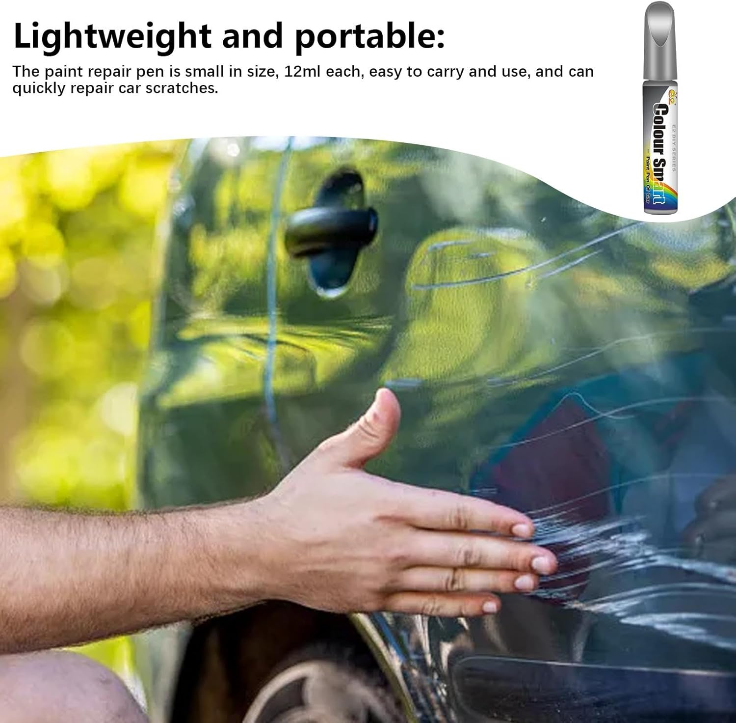 Paint Pen For,Car Scratch Repair Paint Pen for | Portable Automotive Touchup Paint Pen Car Paint for Bike, Motorboat, Car