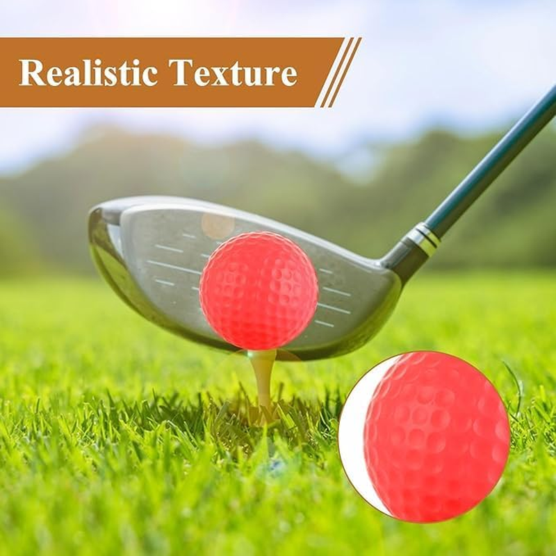 Practice Foam Golf Balls, 12Pcs Foam Sponge Soft Elastic Golf Balls,Sports Foam Practice Golf Balls,Foam Golf Practice Balls,Foam Sponge Soft Elastic Golf Balls,Foam PU Golf Practice Balls,Colorful