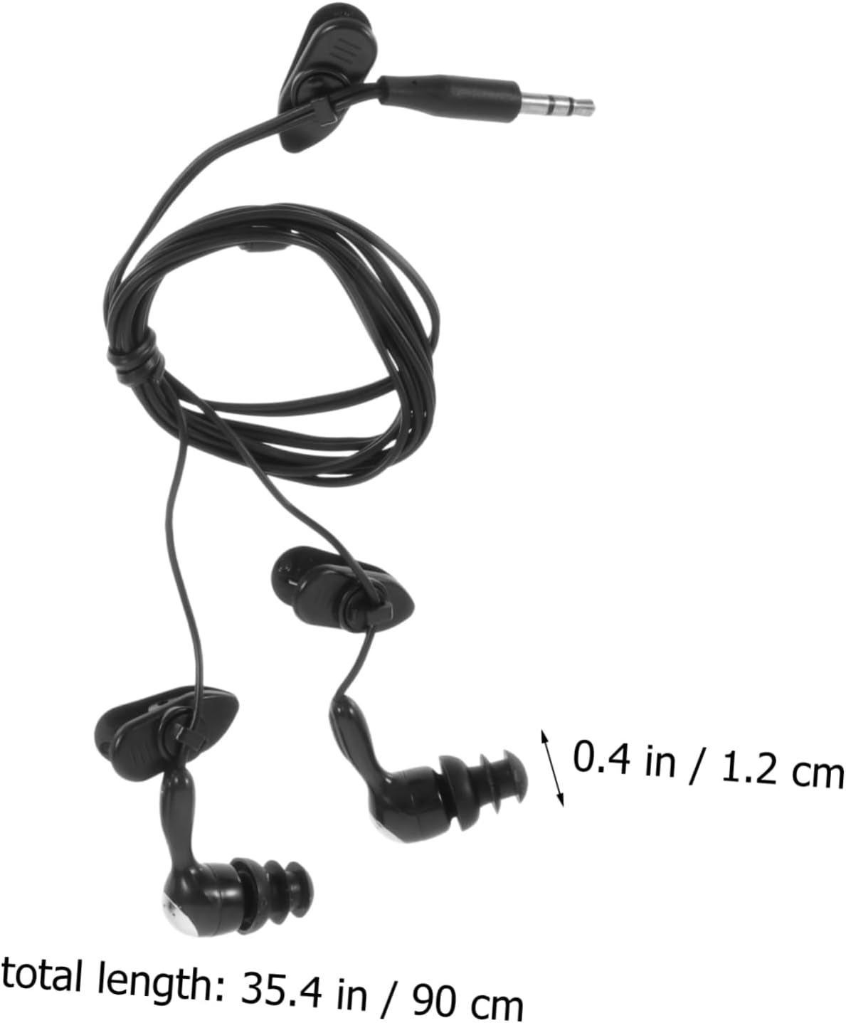 MUELODSIC 2Pcs Ear Earphones with Jack for Swimming Diving Surfing Adult Ear Protector with Comfortable Secure Fit for Underwater Music Enjoyment image number 1