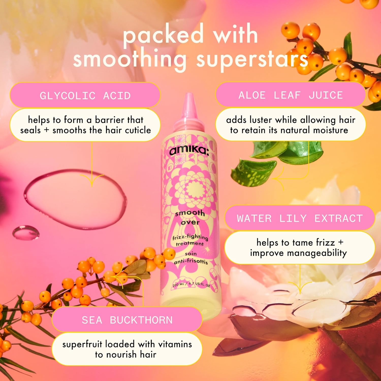 Amika Smooth over Frizz-Fighting Treatment Mask image number 6