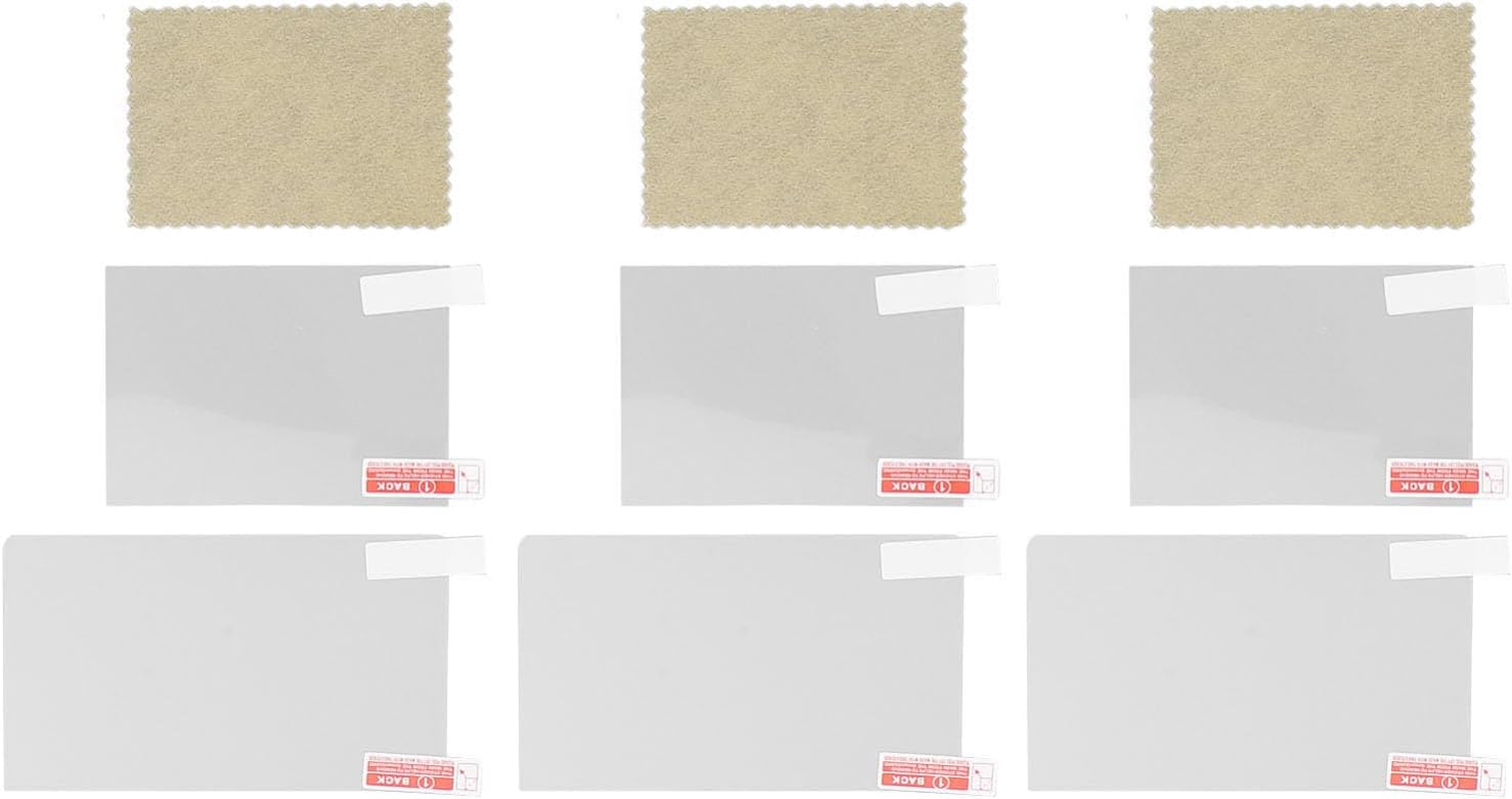 3 Set Screen Protector for New 3DS XL/LL, 9H Hardness PET Film anti Scrach, Ultra Clear anti Blue Light image number 2