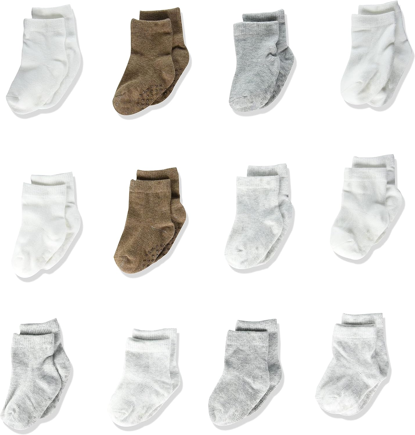Simple Joys by Carter'S Unisex Babies' Crew Socks, 12 Pairs image number 2