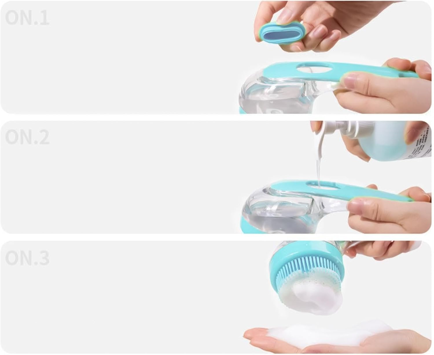 Wjnflqn Dog Washing Brush, Dog Brush for Bathing, Multifunctional Shower Comb for Kittens, Soft Dog Bath image number 1