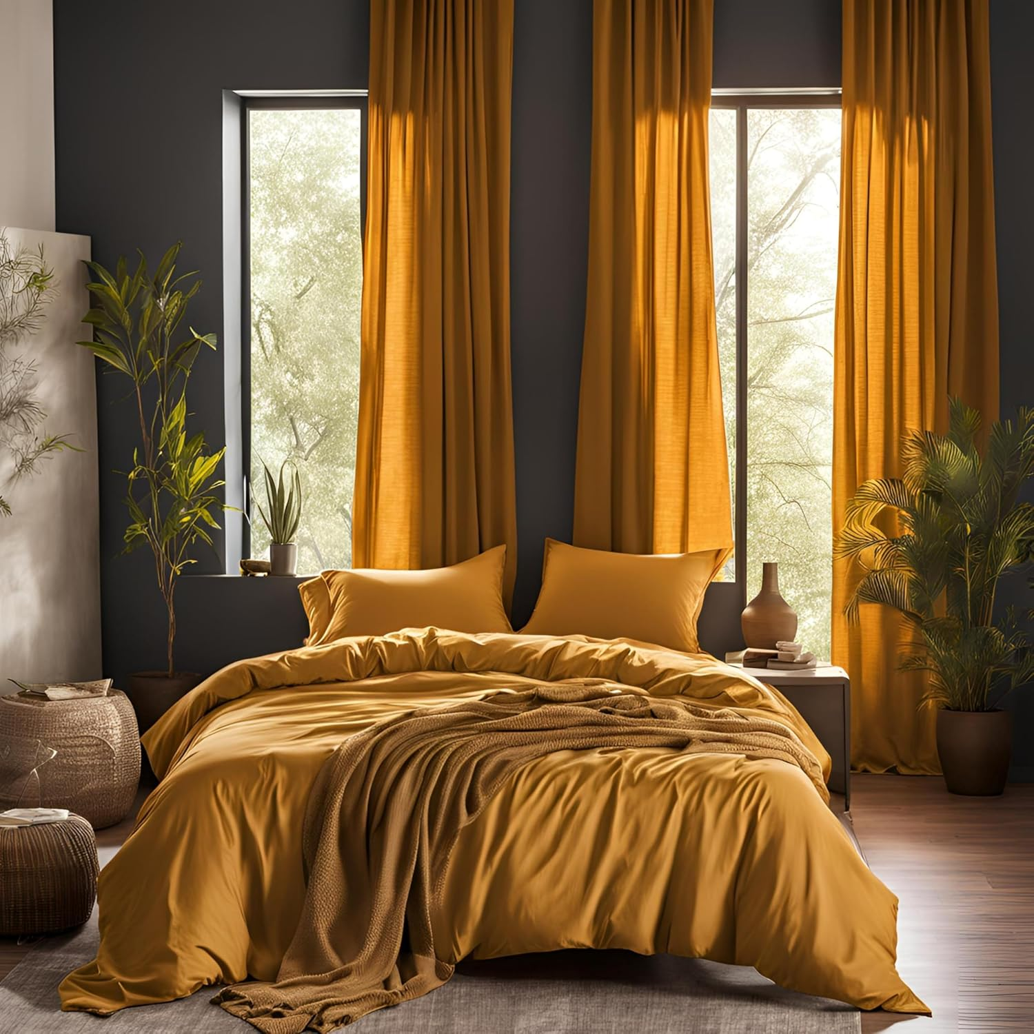 100% Cotton Bed Sheet Set &ndash; Includes Flat Sheet, Deep Fitted Sheet & 2 Pillowcases &ndash; Soft, Breathable & Natural Bedding &ndash; Queen/King Size &ndash; All Season, Machine Washable (Pink Lavender, King)