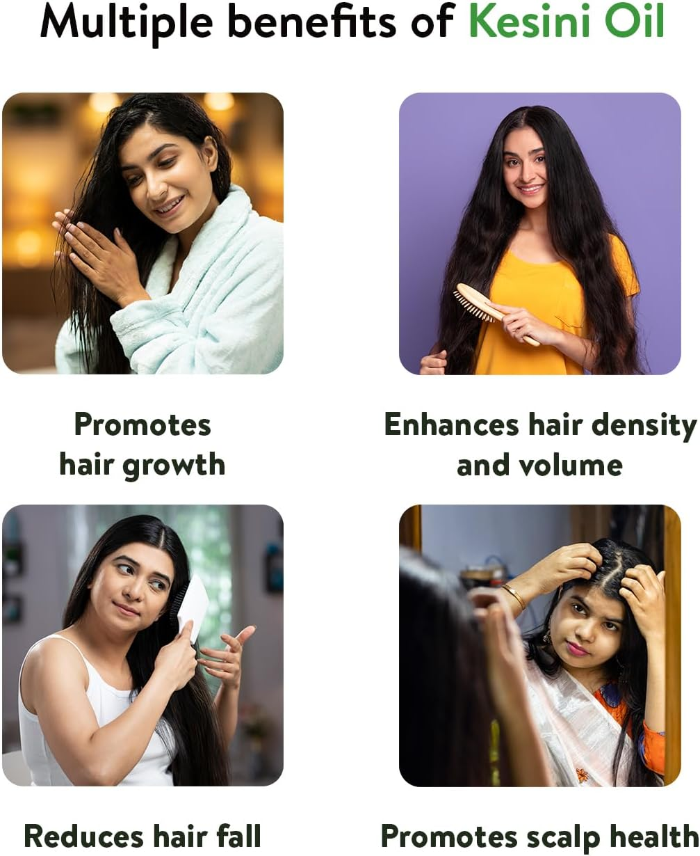 Kesini Hair Oil 100Ml for Thicker Longer Healthier Black & Rich Hair Ship from UK image number 5