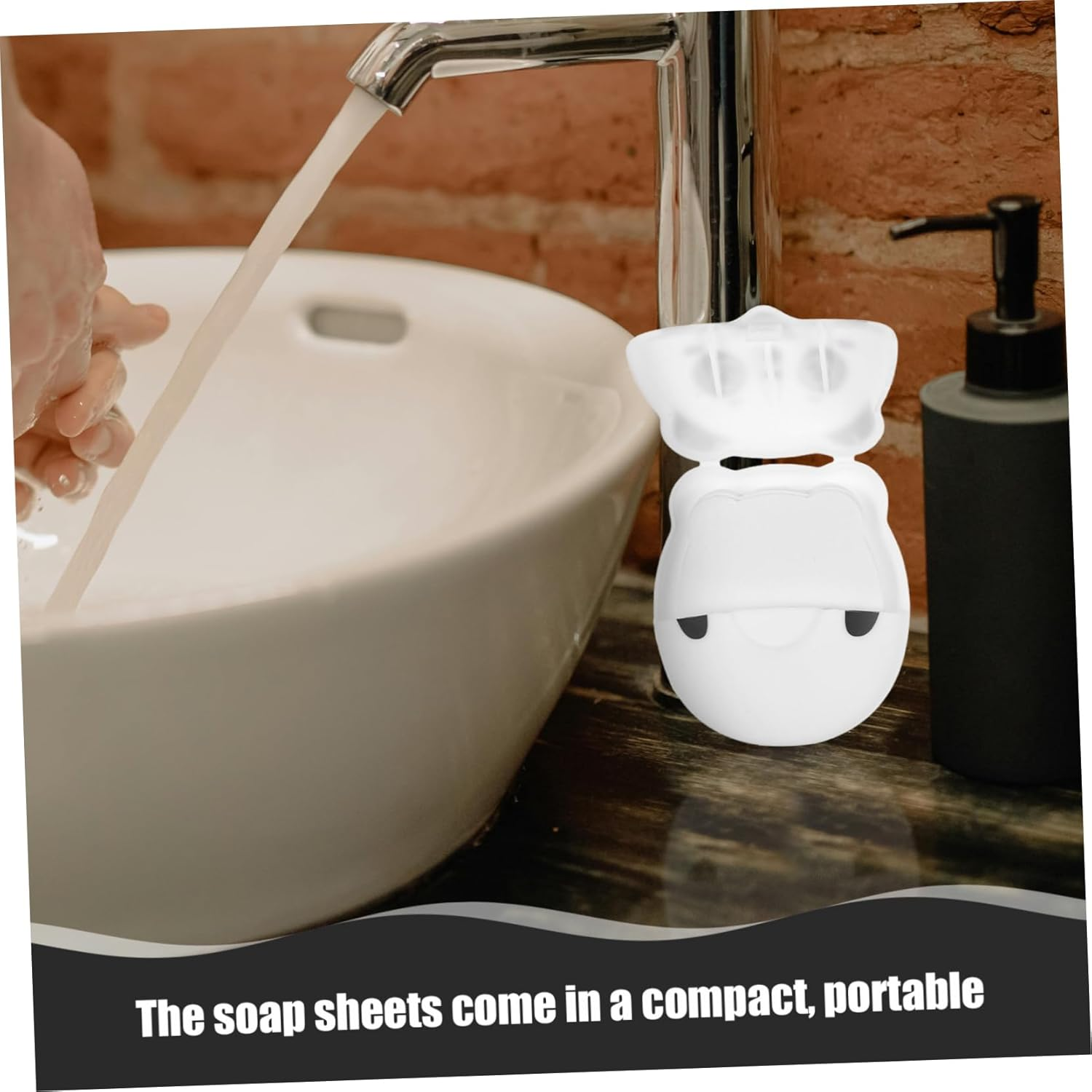 Toddmomy Camping Soap Sheets Portable Disposable Travel Paper Soap of Hand Wash Sheets for Travelers image number 6