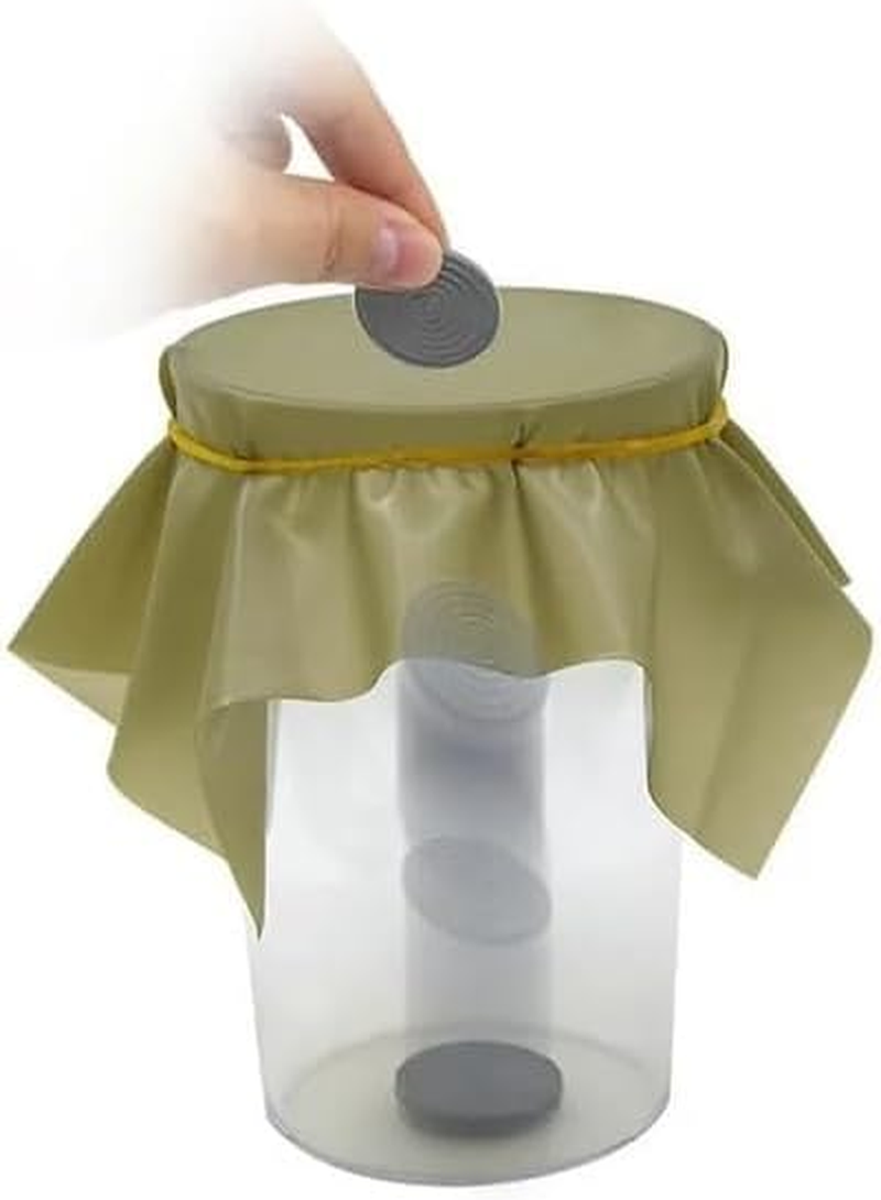 1 Pc Coin through a Sheet of Rubber Coin into Cup Comedy Magic Tricks Close up Magic Gimmick Props for Magicans Use Safety and Repeatedly Small in Size and Light in Weight,Novelty and Gag Magic image number 6
