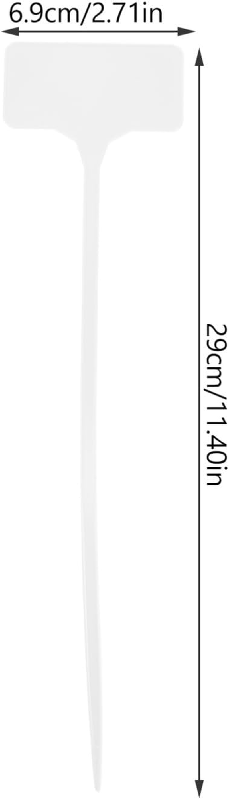 SUPVOX 50Pcs Shape Plant Labels Reusable Garden Markers Double-Sided Writable Tags for Plant Identification and Gardening Tools for Home and Garden Use image number 3