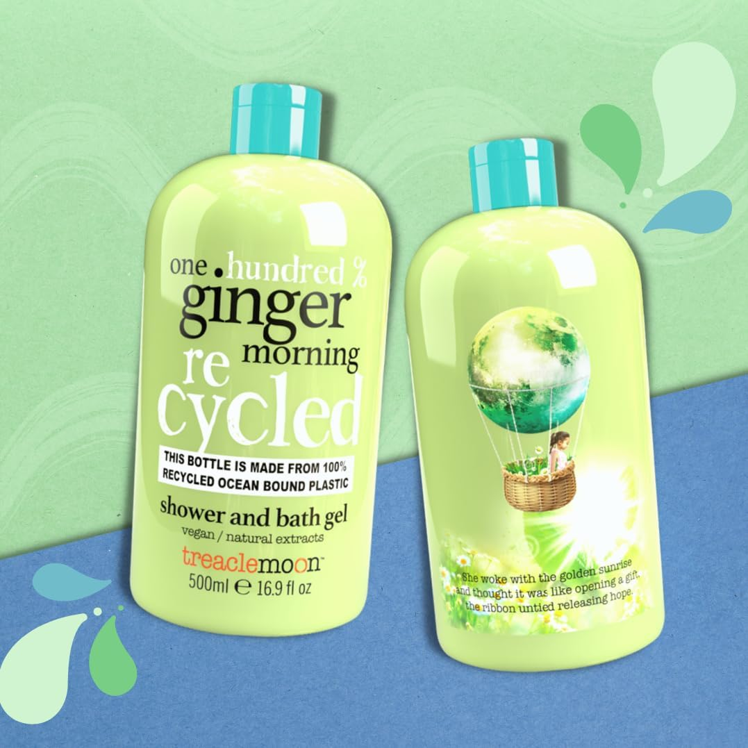 Treaclemoon One Ginger Morning Bath and Shower Gel, 500 Ml image number 2