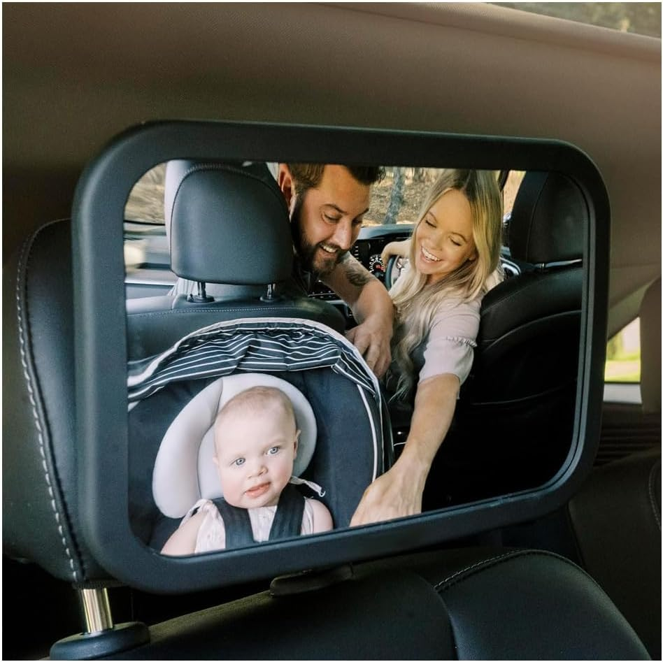 Cubble Wide-Angle,Shatterproof 360&deg; Car Mirror, Improved Version with Removable Base, Wide Angle View (Black) image number 5