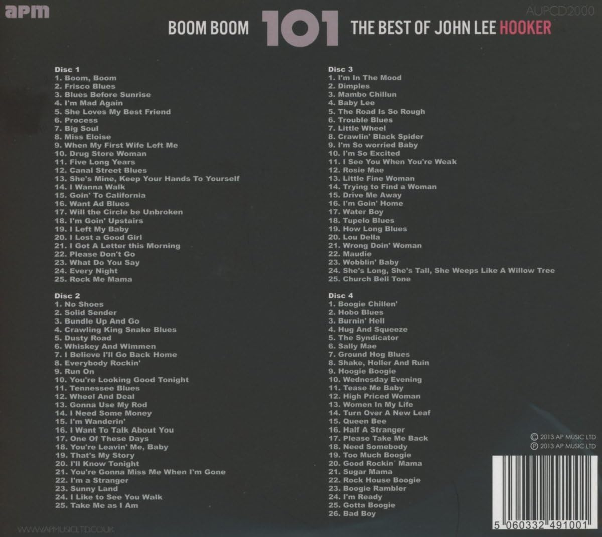 101 Boom Boom Best of John Lee Hooker image number 1