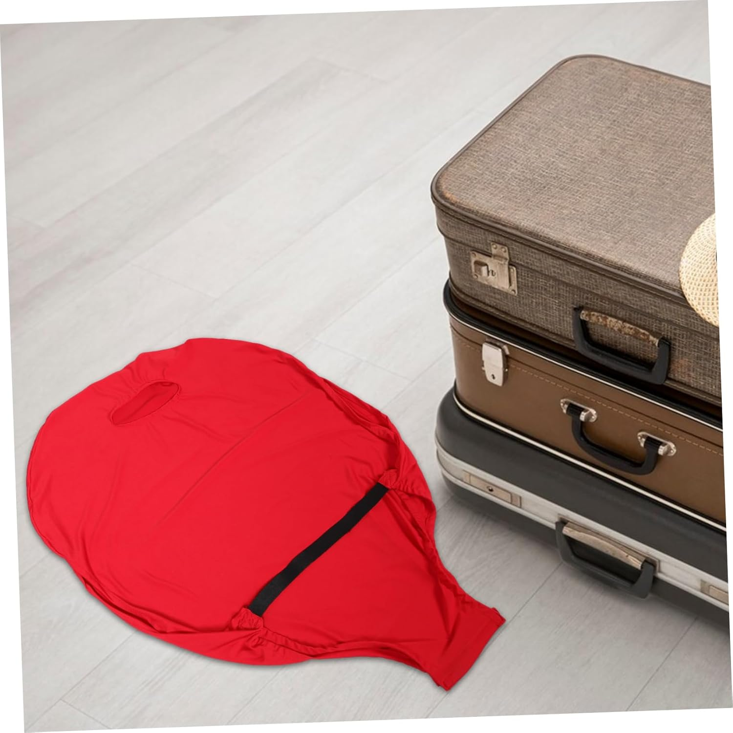 Happyyami Elastic Suitcase Cover Protector for Luggage Scratch Resistant Stretch Travel Luggage Wrap Protective Cover for Suitcases Design