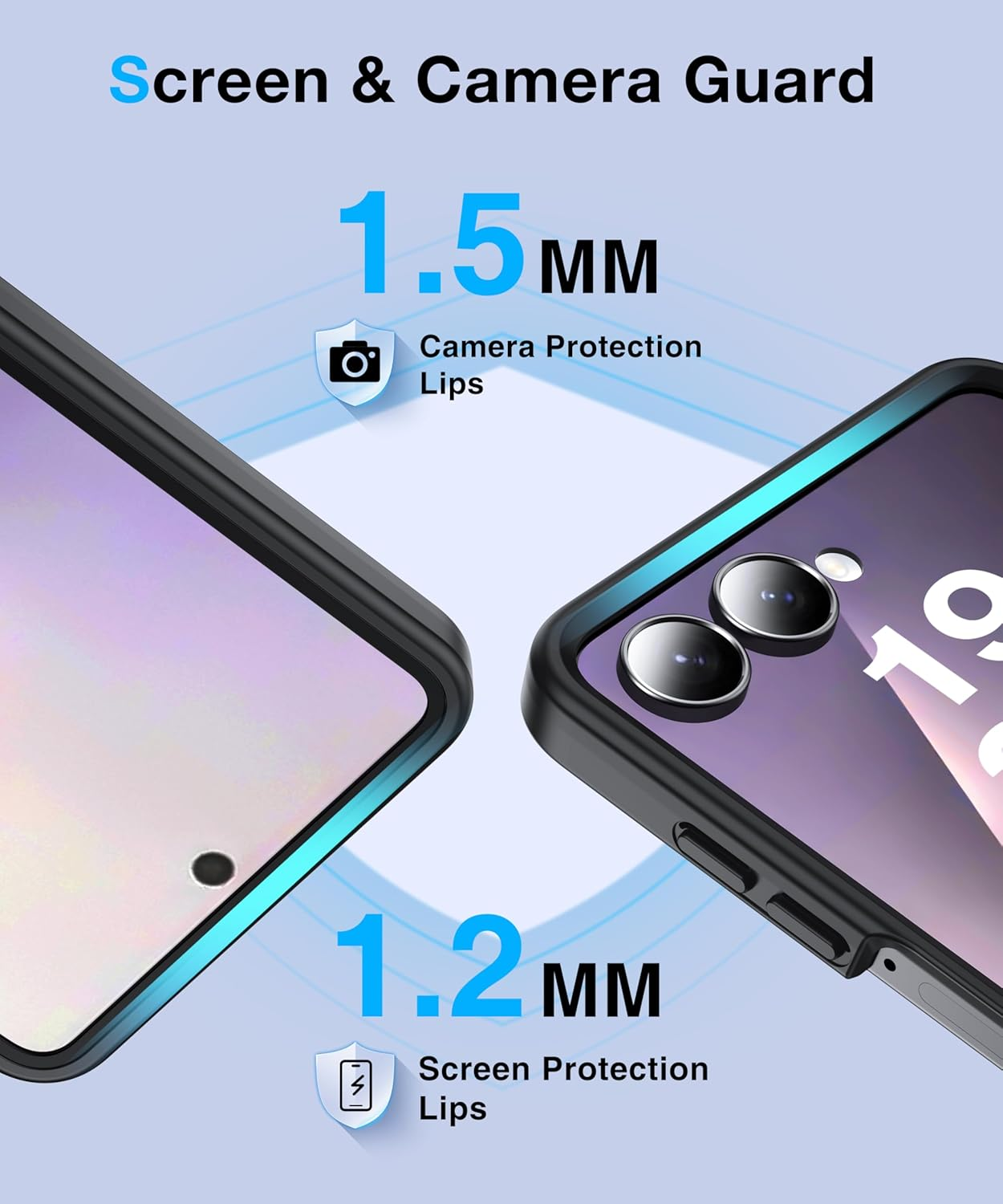 FNDMIL NO.1 Magnetic for Samsung Galaxy Z Flip 7 Case Compatible with Magsafe [Military Grade Drop Tested][Translucent Matte][Anti-Fingerprint] Soft Silicone Bumper for Samsung Flip 7 Case Slim,Black image number 5