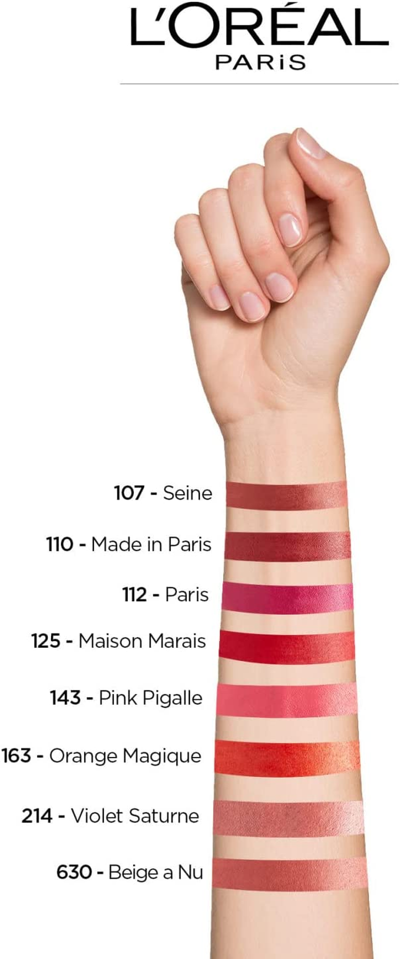 L&rsquo;Or&eacute;al Paris Colour Riche Satin Lipstick 112 Paris Paris image number 2