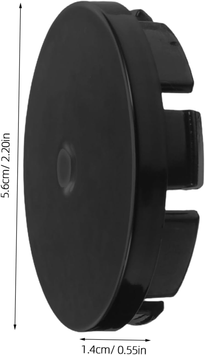 4Pcs Wheel Center Caps Plastic Hub Caps for Rim Modification Black Wheel Center Covers for Car Aesthetic Enhancement image number 3