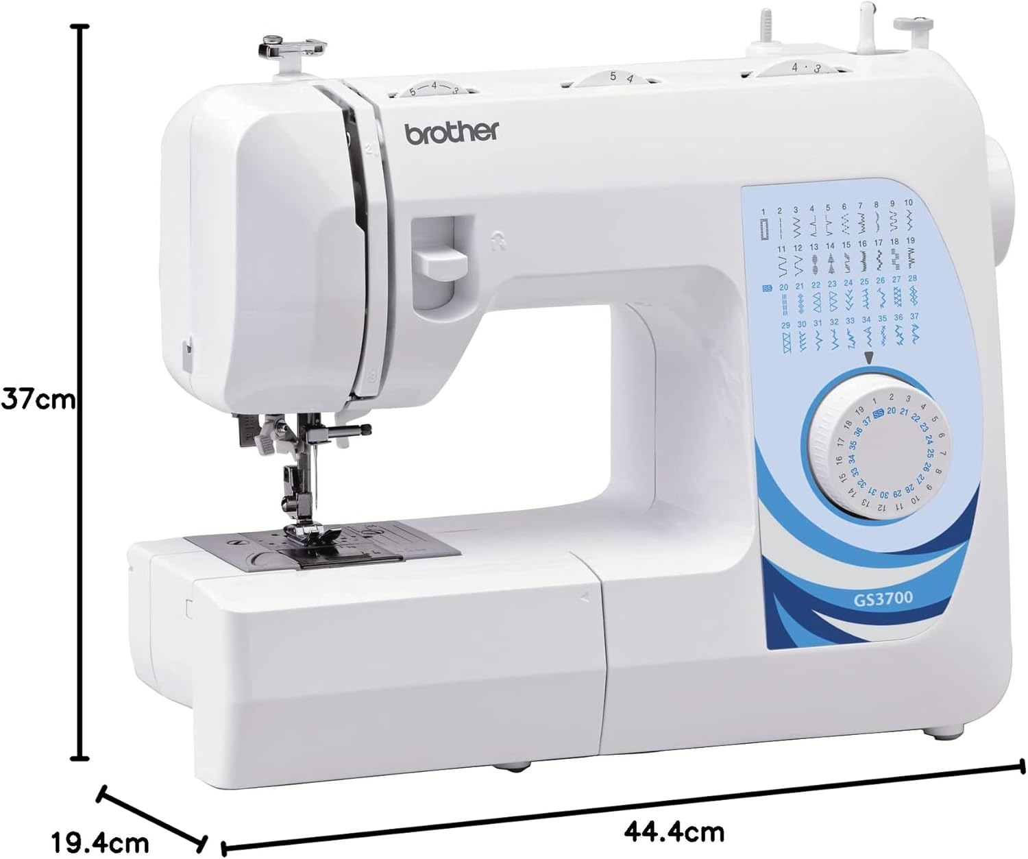 Brother GS3700 Mechanical Sewing Machine image number 3