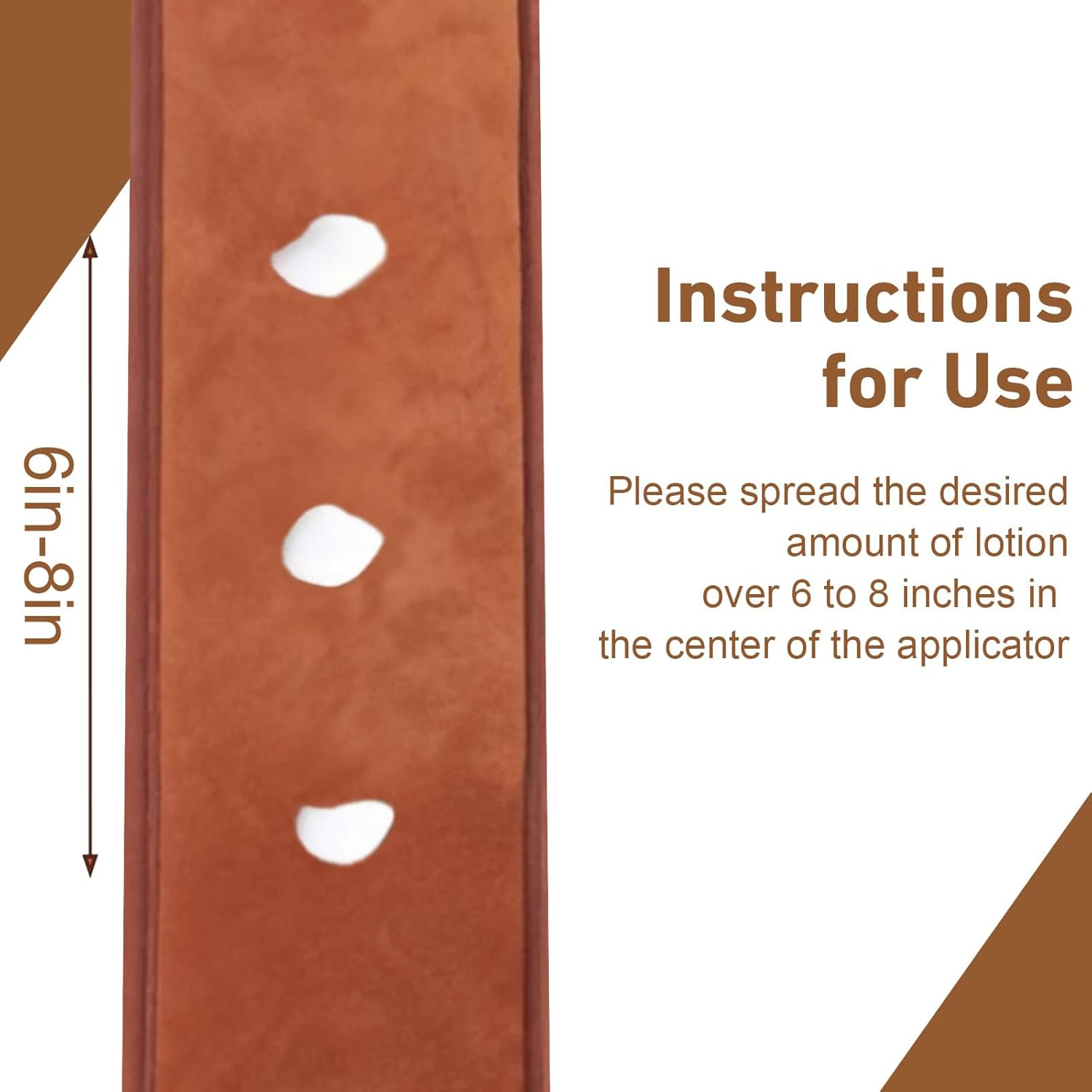 Tzylomirx Tanning Mitt & Back Lotion Applicator with Thumb, for Evenly Apply Self Tanner Glove, Streak-Free Bronzed Glow | Fake Tan, Sunless Tan & Spray Tan Glove, for Fake Tan and Lotion image number 5