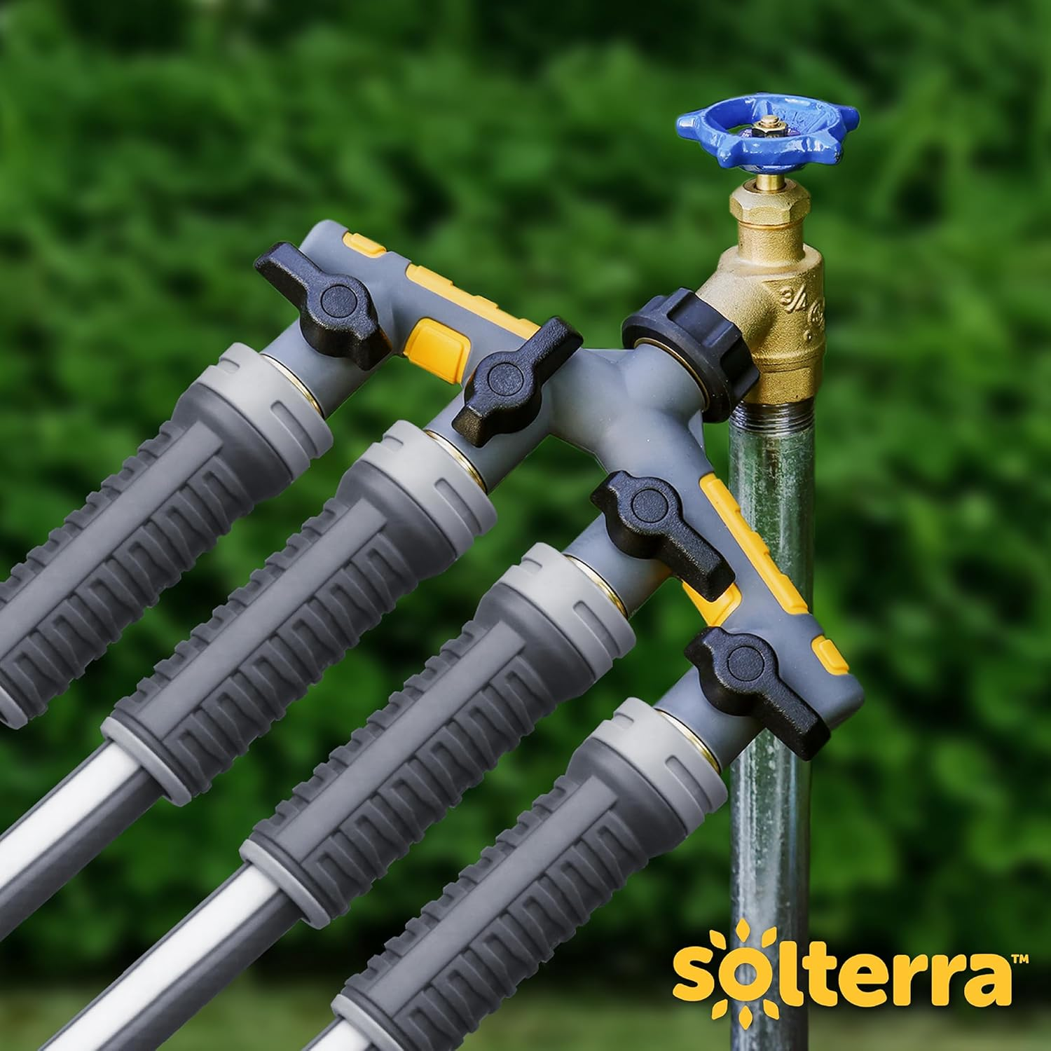 Solterra Garden Hose Manifold with Shut-Offs image number 4