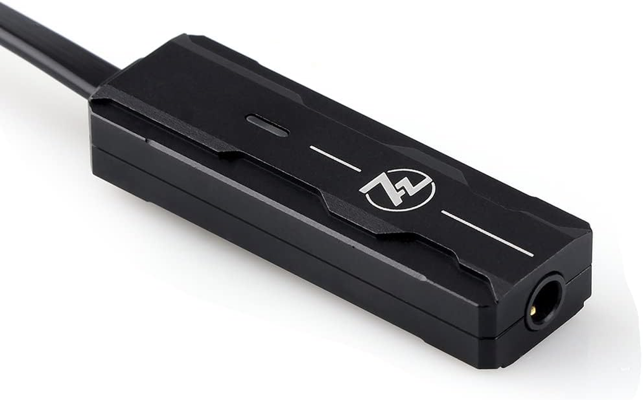 Linsoul 7HZ SEVENHERTZ 71 Portable Headphone Amplifier DAC Dongle with AK4377 Chip, High-End OCC Cable, Supports Android 5.1 and Above